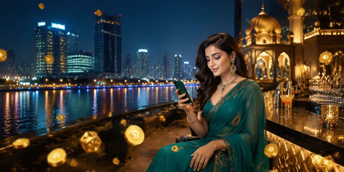 A young Bangladeshi woman browsing bookmakers Sports Events on mobile in Dhaka